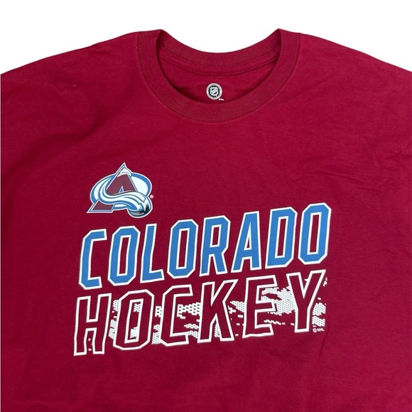 Colorado Avalanche NHL Official T-Shirt Size XL Maroon NWOT Men’s Hockey Fan Tee - Picture 3 of 7